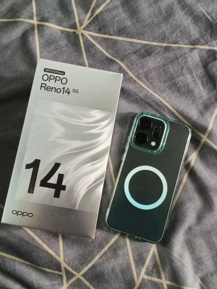 JUAL CEPAT : OPPO RENO 14 5G 12/256GB 6 JT NET, UNDER 5,7 NGGAK DL