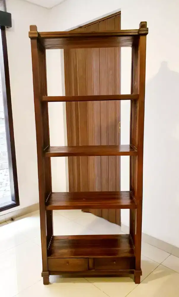 Lemari Serbaguna Kayu Jati Lemari Rak Minimalis