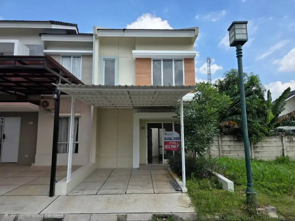 Rumah Paradise Serpong City Brandnew, Serpong, Tangerang Selatan