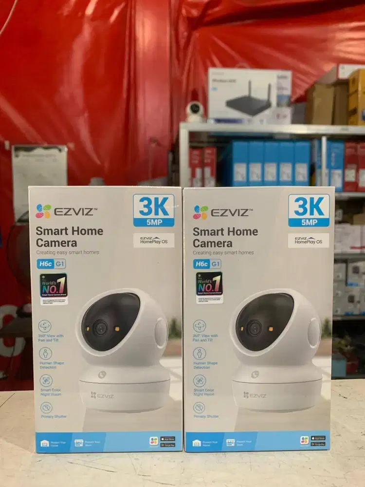 EZVIZ H6C 3K / 5MP // KAMERA PTZ INDOOR 5MP // KAMERA CCTV INDOOR 5MP