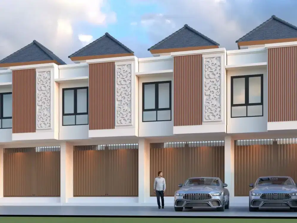 4 Unit Ruko Baru Akses Lokasi Bagus Dijual, di Pemecutan Kelod Area