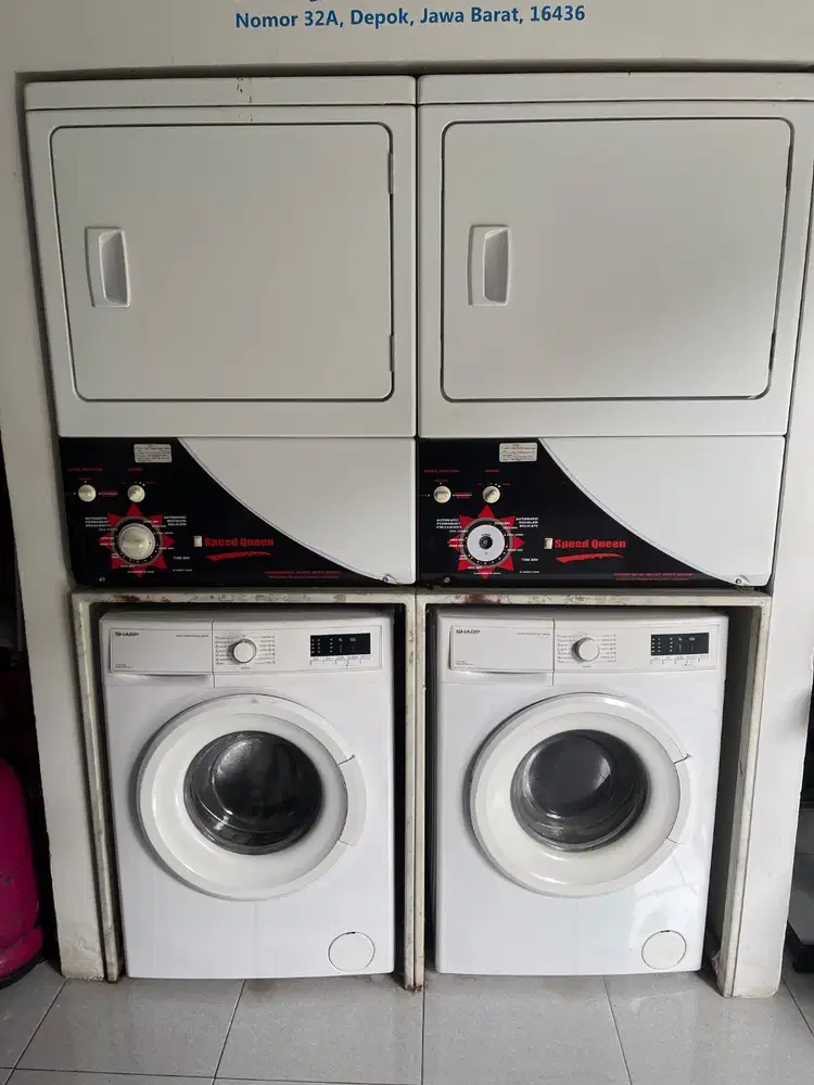 Jual Cepat Mesin Cuci Sharp & Pengering Pakaian Speed Queen