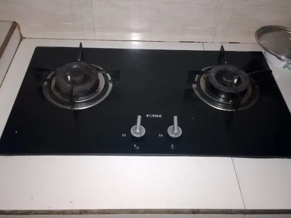 Kompor tanam 2 tungku merk Fotile