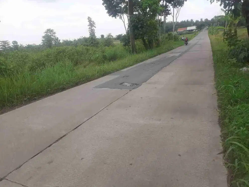 Dijual Tanah 3.079 m2 Untuk Gudang/ Pabrik Exit tol Cikedung Indramayu