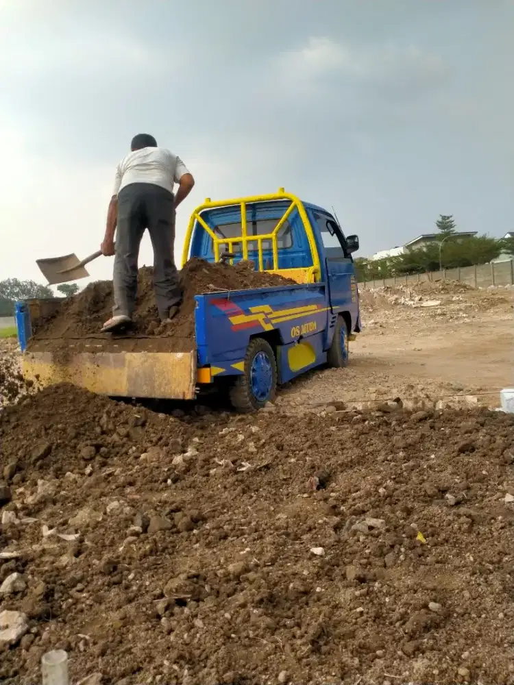 Jasa angkut & buang Brangkal puing barangkal sampah daun prabotan dll