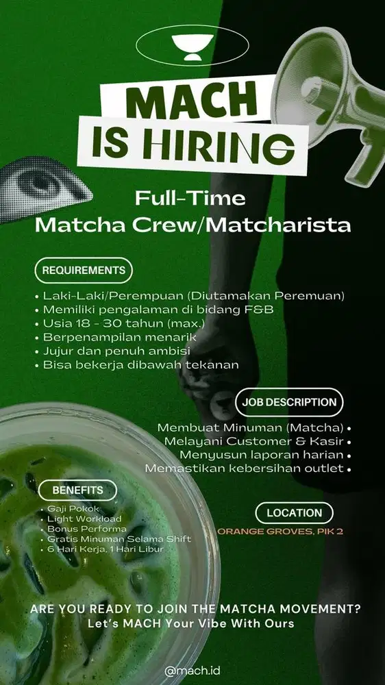 LOWONGAN PEKERJAAN - MATCHARISTA