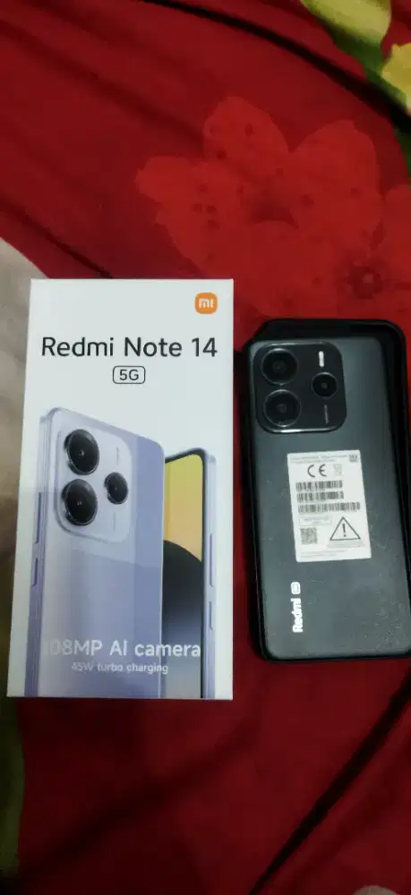 REDMI NOTE 14 5G MIDNIGHT BLACK 12/512