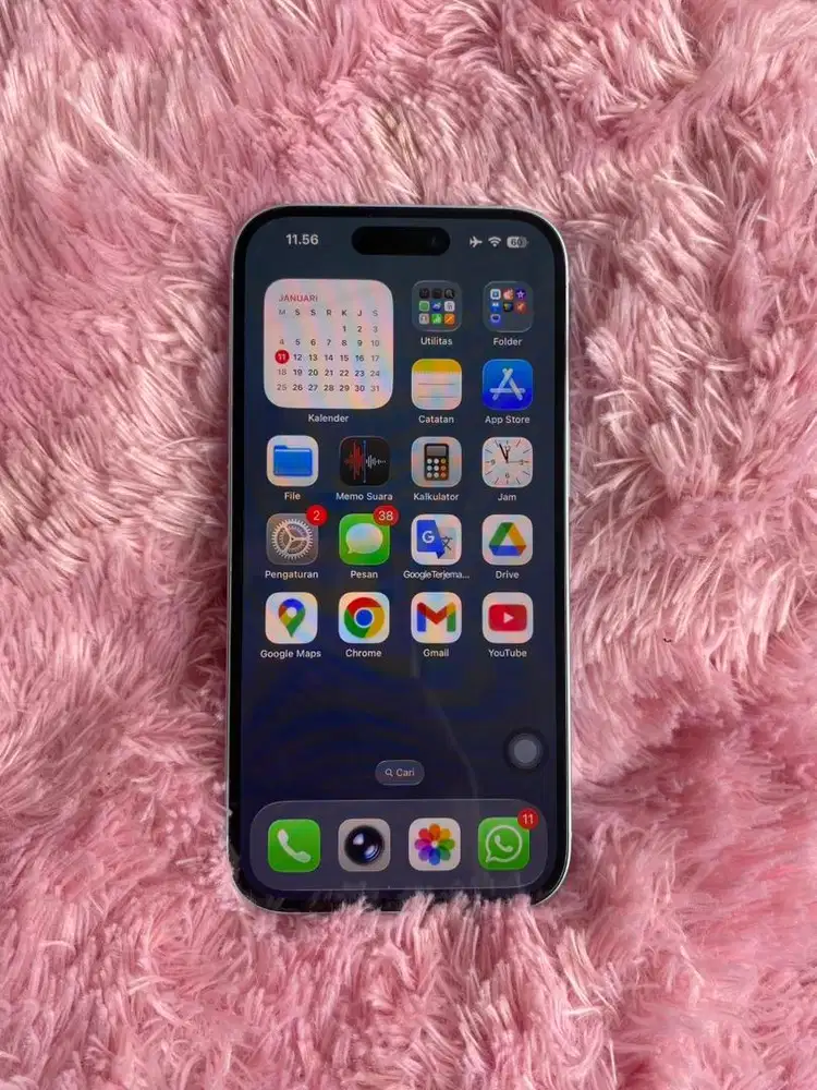 Iphone 15 128gb baru seminggu buka garansi sampe 08/01/2027