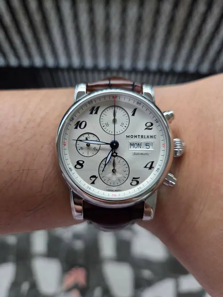 Montblanc Star Traditional Chronograph White Dial Automatic