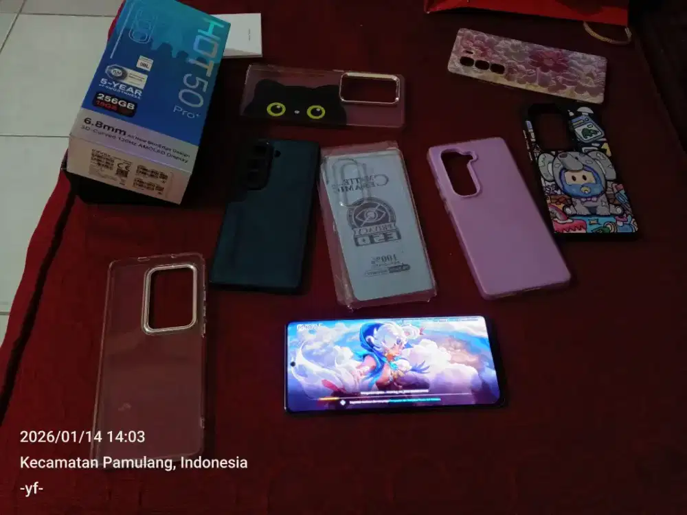 Jual InFinix Hot50 Pro+ ( 8GB+8GB 256 GB )