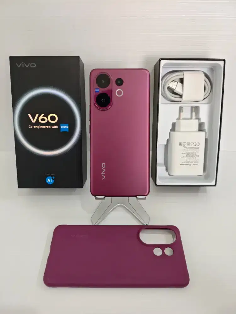 Vivo V60 5G 12+12/512 Gb Likenew 99% Resmi ON 28 Sept 26 bisa TT/BT..