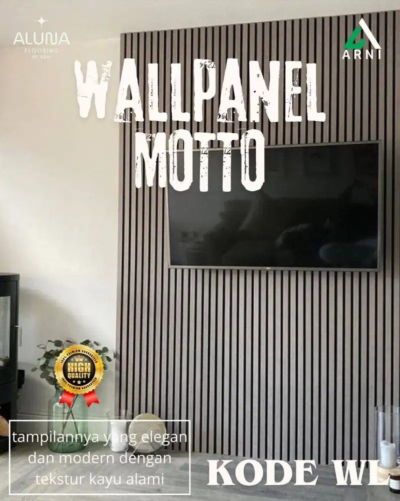 WallPanel Motto Kode WL UK 160 mm x 22 mm x 2,9 m | WallPanel Pvc Kual