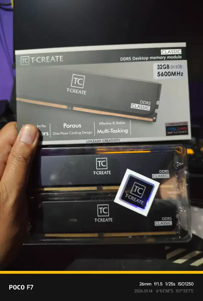 ram ddr5 32gb 2x16gb 5600mhz