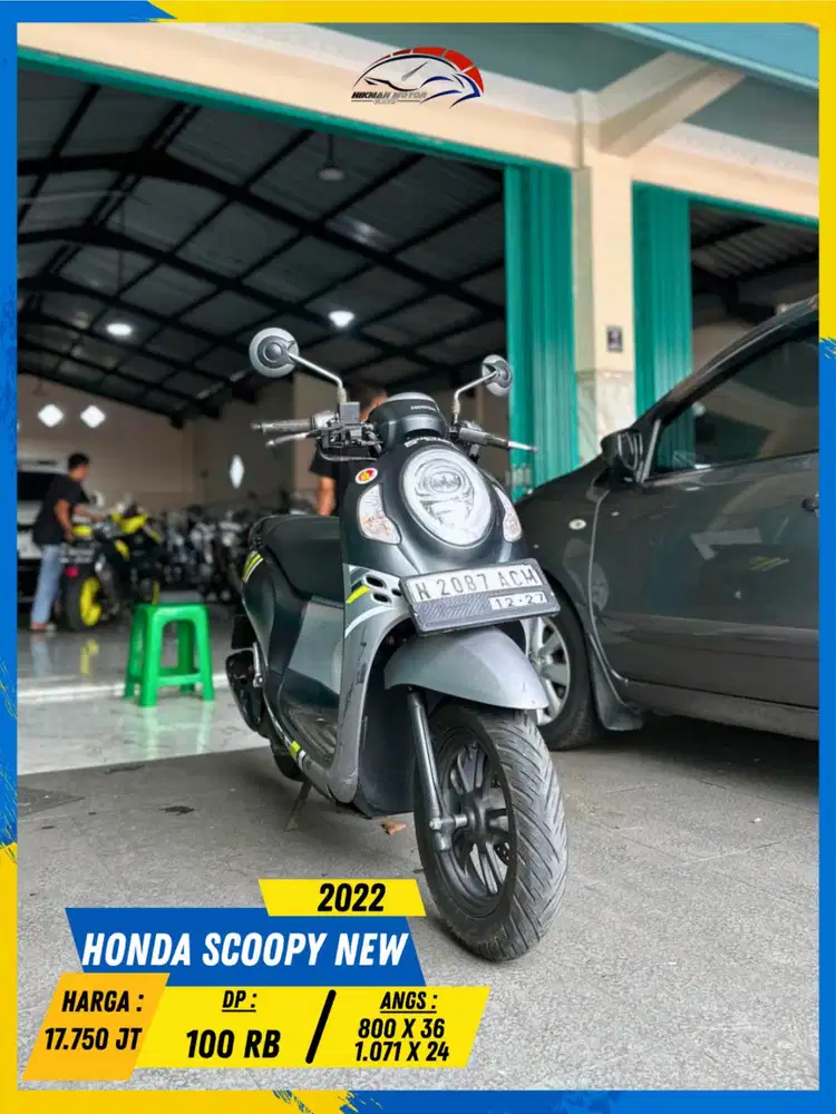 HONDA SCOOPY NEW 2022 GERCEP MASZEHH HIKMAH MOTOR KEPUH MALANG