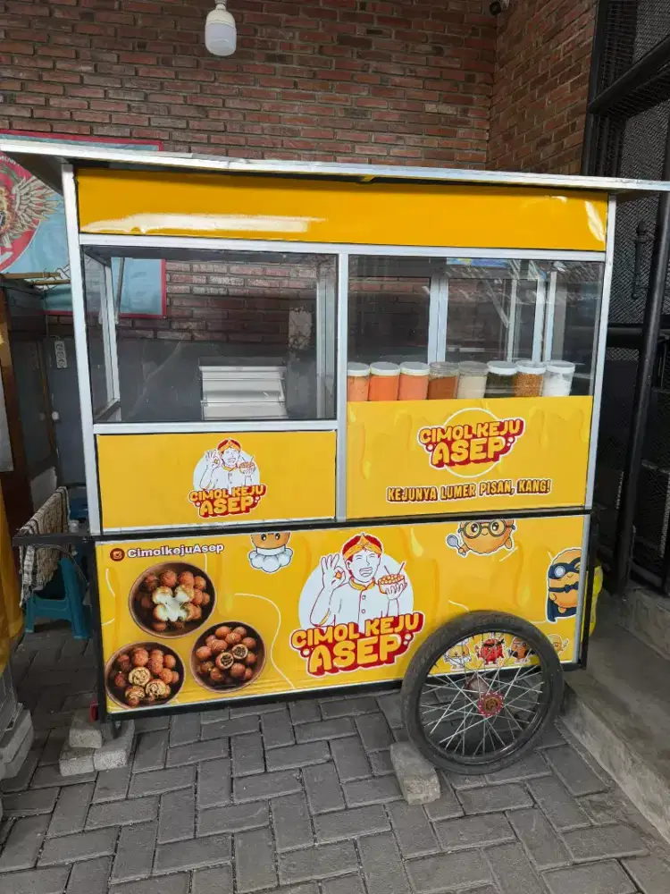 Kemitraan Usaha Cimol Keju Asep dan Kenshinoya Viral