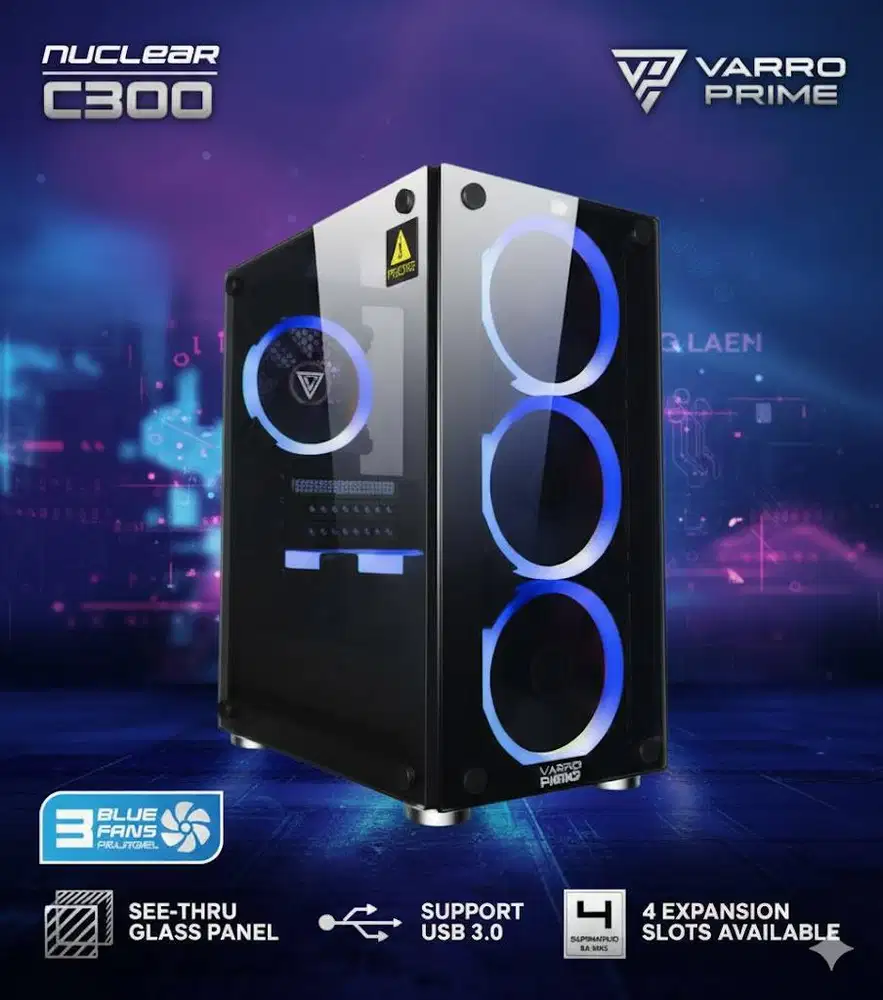 PC GAMING editing i3 12100F RAM SSD VGA RX 5500XT 4GB