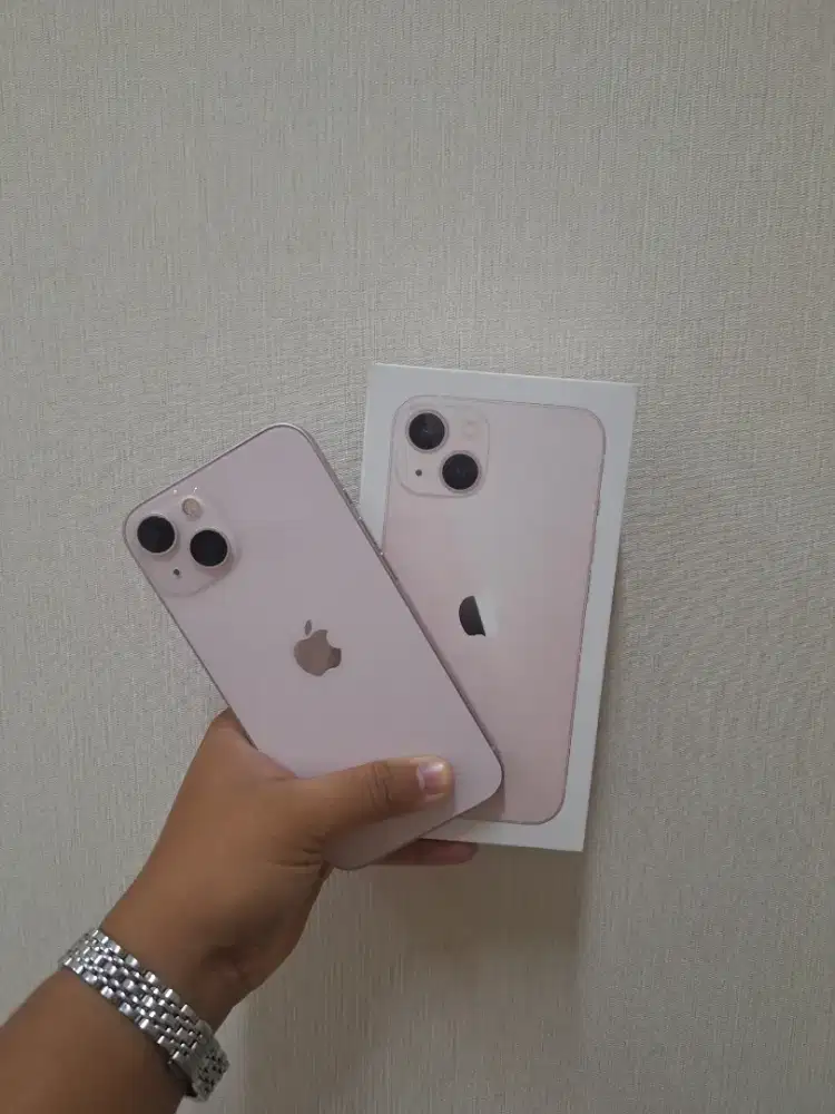 Dijual cepat iphone 13 ex ibox 128gb pink baguss