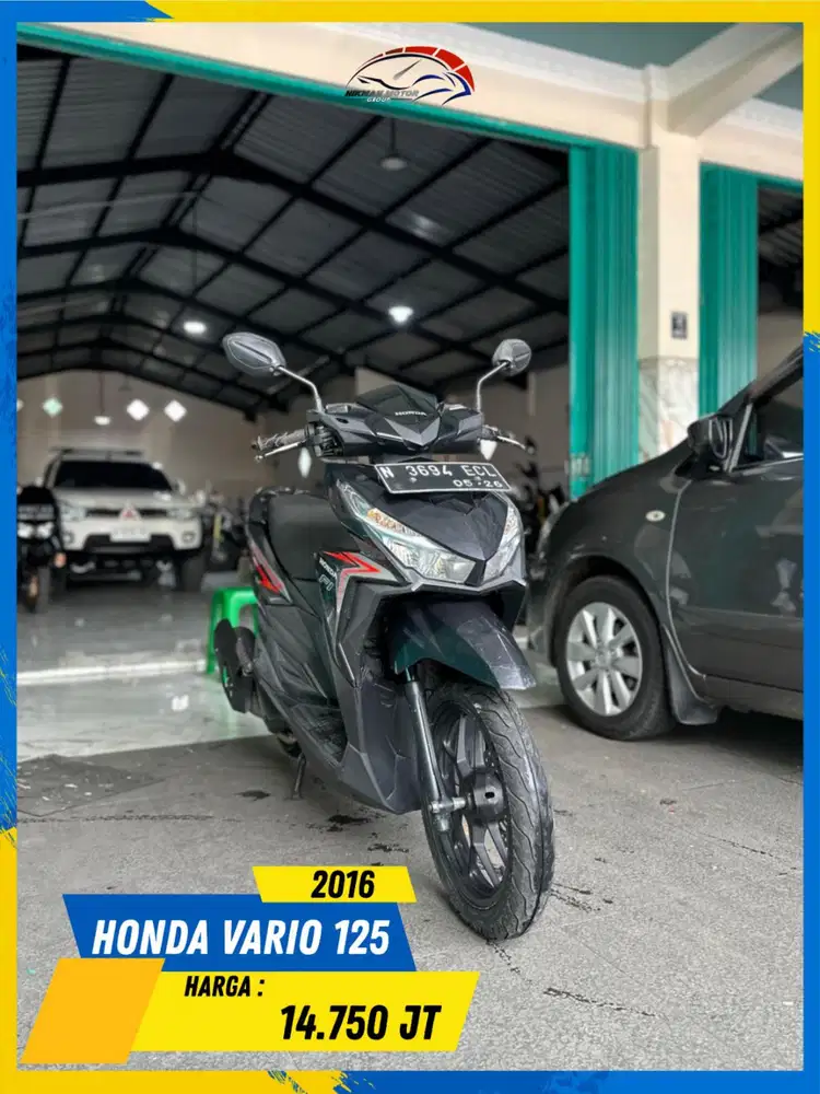 HONDA VARIO 125 2016 MURAH POLL BOSSKU HIKMAH MOTOR KEPUH MALANG