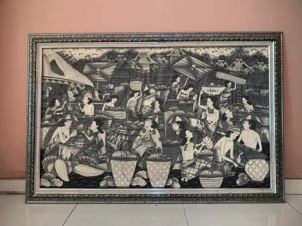 Painting Lukisan with Frame