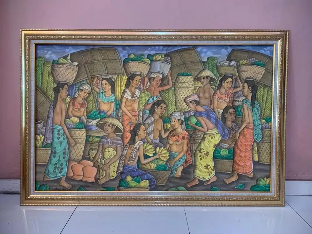 Painting Lukisan dengan Frame
