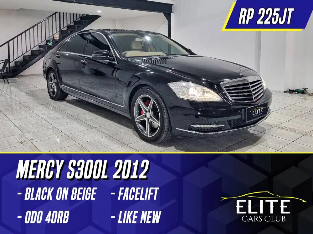 Mercedes Benz S300L 2012 NIK 2011 W221 Facelift Mercy Black Hitam S300
