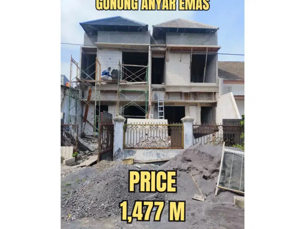 ‼️GANG TERDEPAN‼️ BARU GRESS RUMAH GUNUNG ANYAR EMAS RUNGKUT. DEKAT MERR, TOL, UPN, Dsb (INDEN)