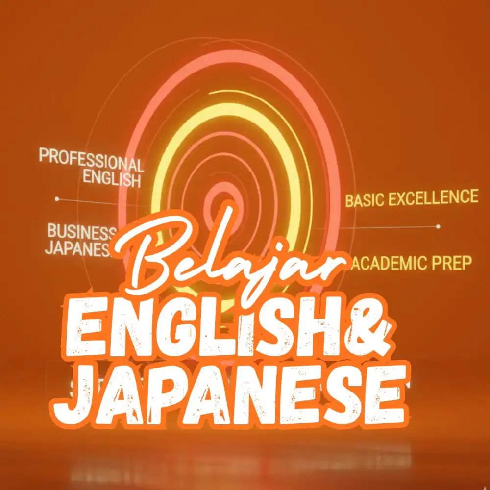 Belajar Inggris Kelas Profesional dan Jepang Kelas Basic