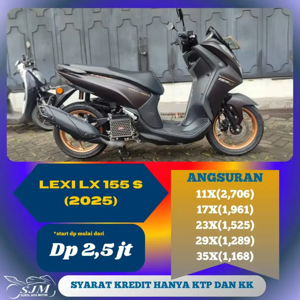 YAMAHA LEXI LX 155 S 2025 SIAP PAKAI