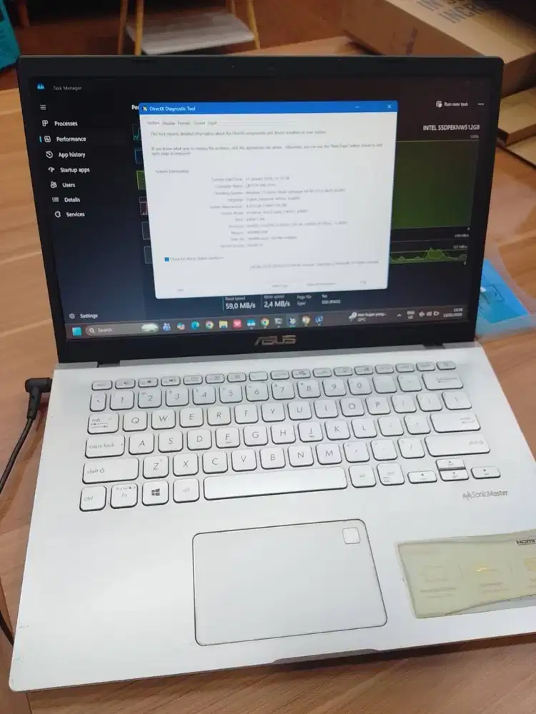 ASUS X409FJ I5 GEN 8 4/512 GB