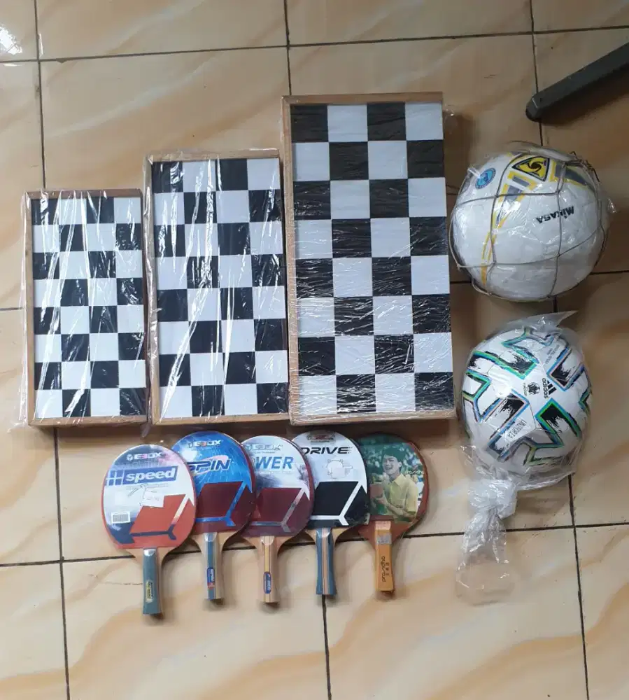 Jual catur, bola, tenis meja