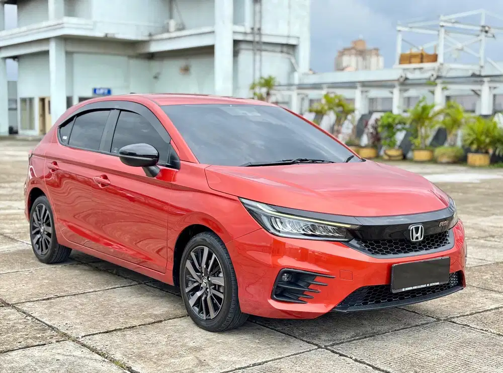 [LOW KM 40.000] CITY HATCHBACK RS CVT 2021 ORANGE TT 2022 ORANYE HB AT