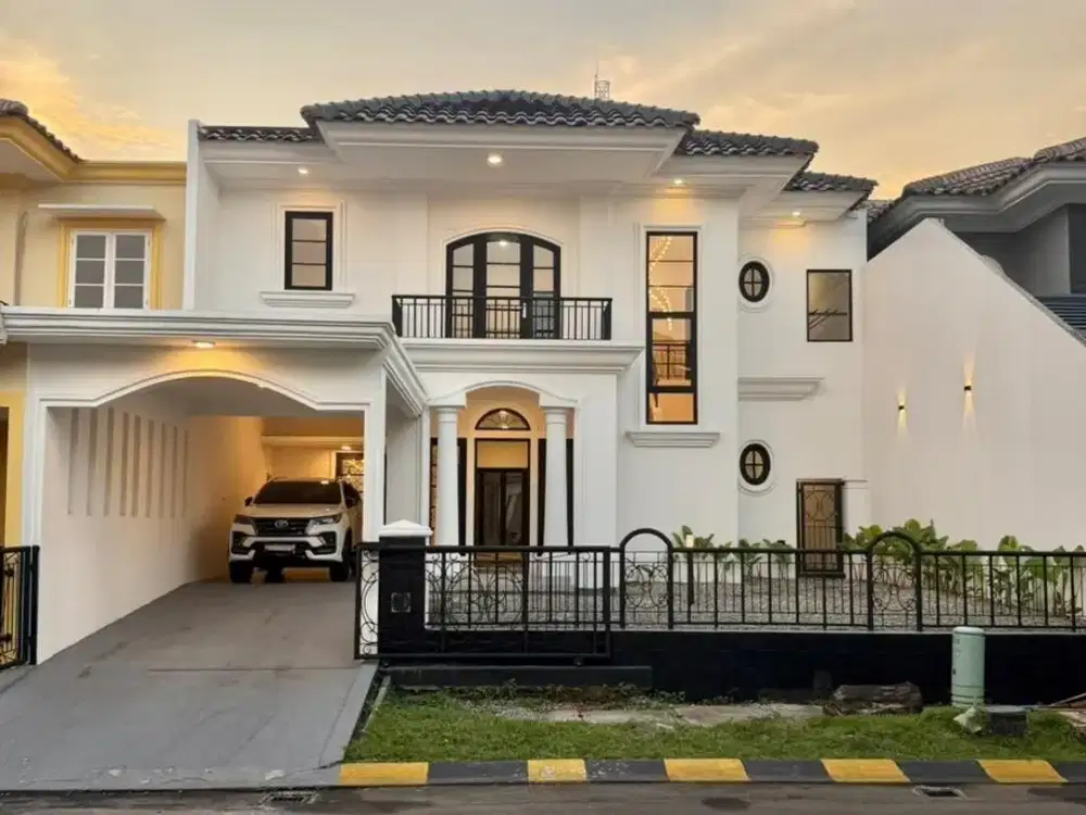 Rumah Mewah Baru Renov 240m2 3+1KT Siap Huni di Kawasan Premium BSD