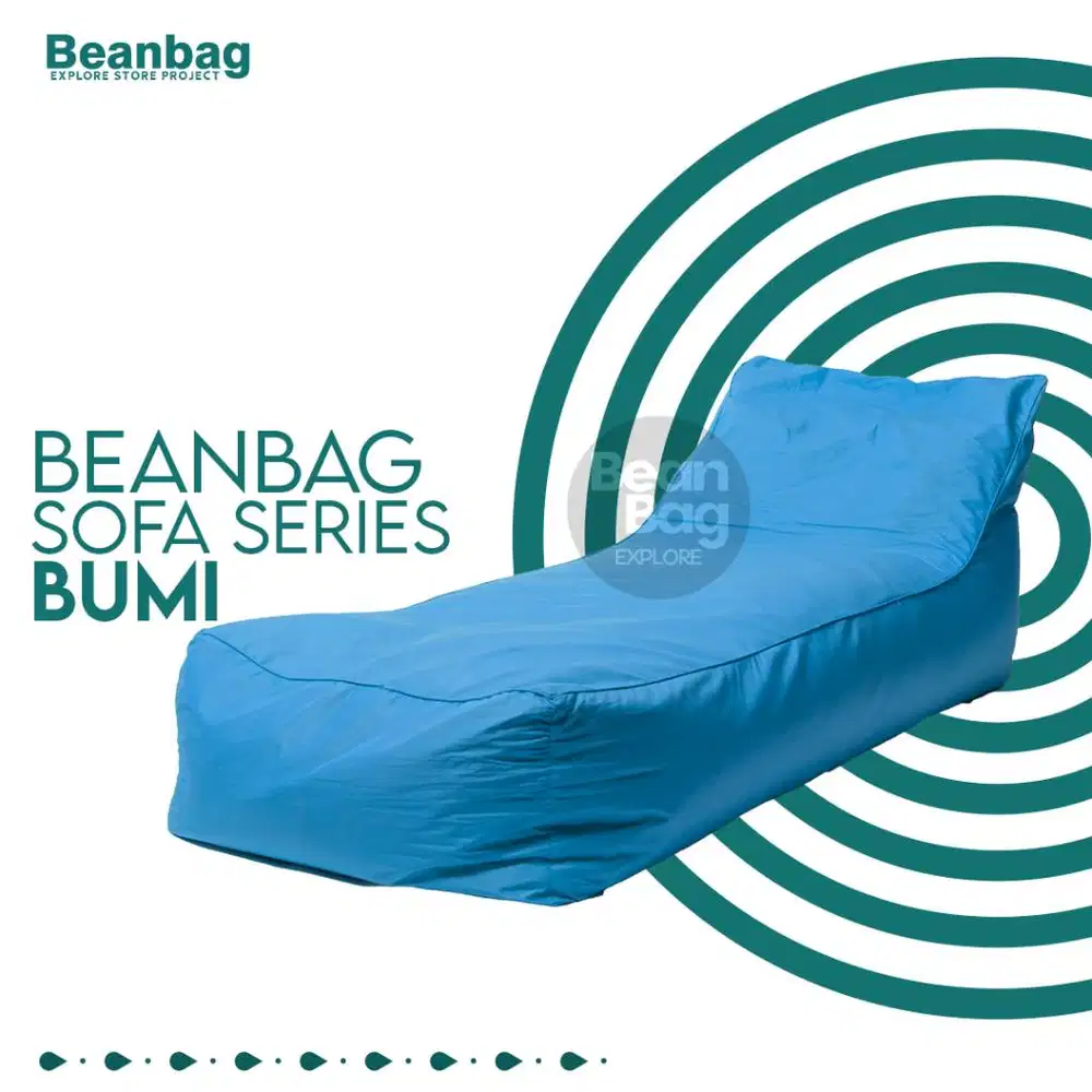 Bean Bag Explore | Bean Bag Bumi Termasuk Isi | Waterproof