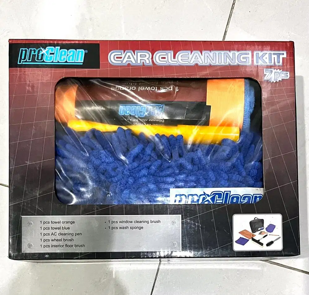 ACE Hardware PROCLEAN Car cleaning Kit 7pcs (NEW)