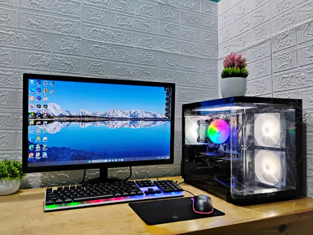 PC Gaming Editing dan Live Hemat Siap Pakai