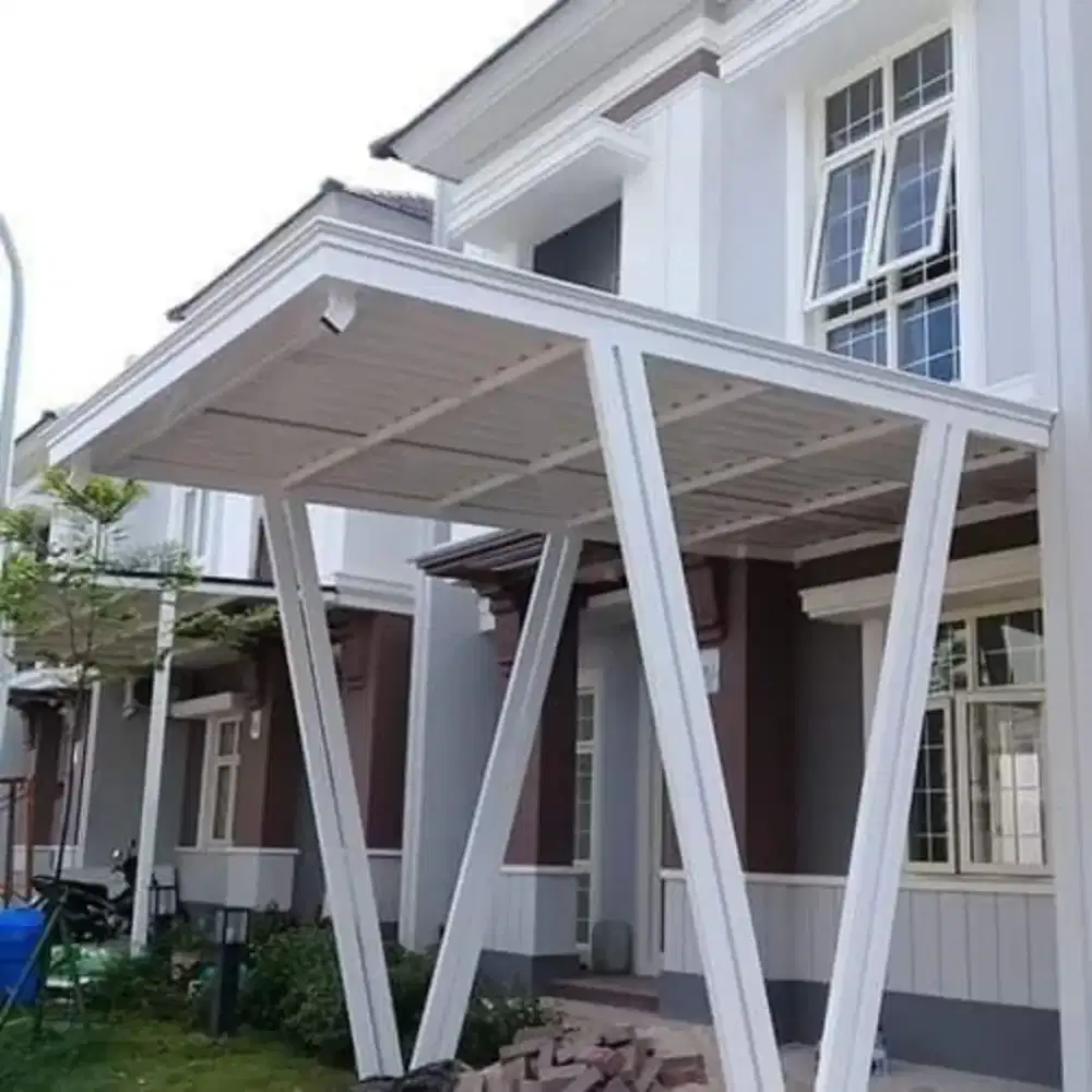 kanopi besi hollow galvanis model profilan