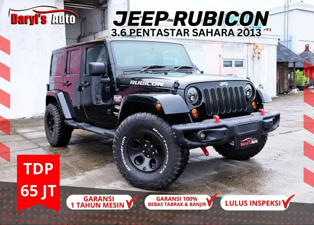 2013 Jeep Rubicon 3.6 Pentastar sahara Tdp 65jt