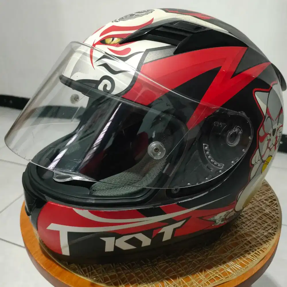 Helm Fullface KYT R10 Kabuki Cat Original