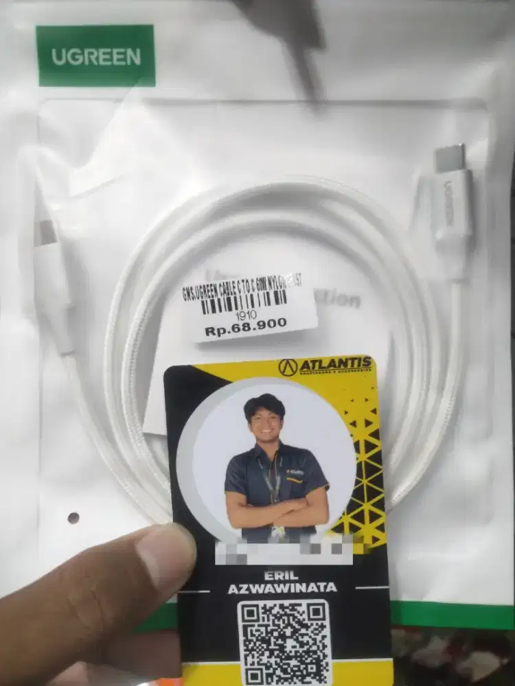 GNS.UGREEN CABLE C TO C 60W NYLON