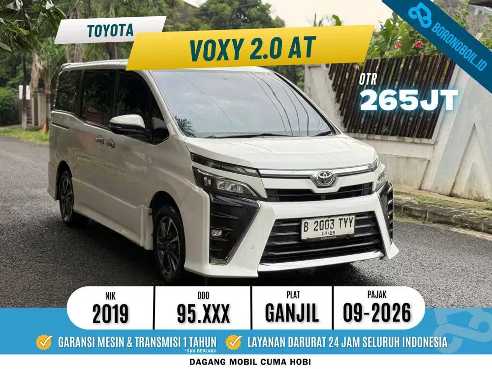 Toyota Voxy 2.0 at 2019 ISTIMEWA SIAP PAKAI