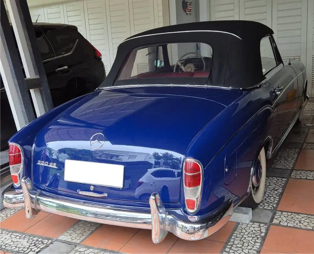 mercy ponton 220se cabrio 1958 museum condition