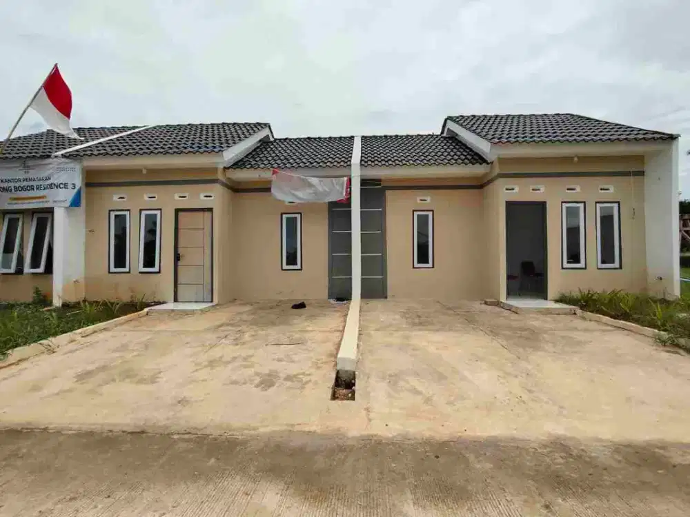 Rumah Dijual cluster Gunung Sindur Cibinong Bogor KPR nego Strategis