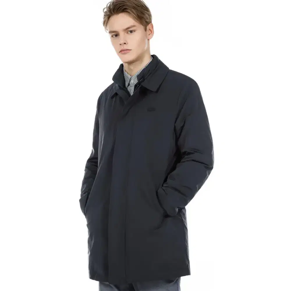 Jaket Lacoste Waterproof colour navy Size S Fit L