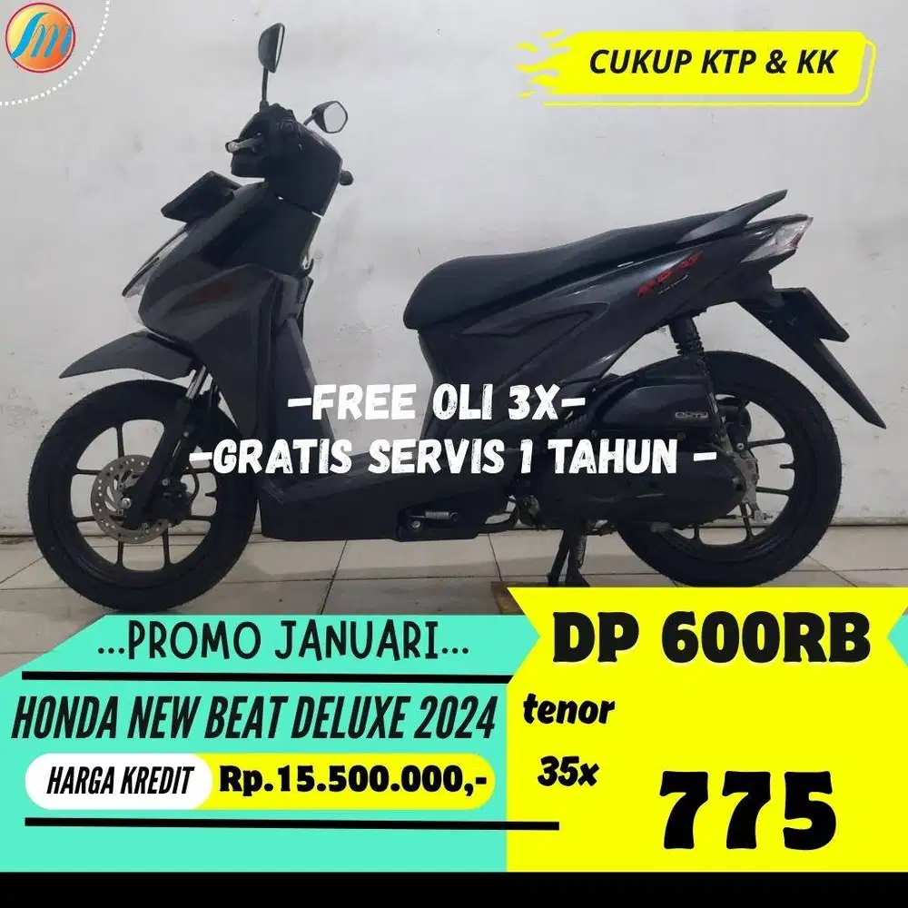 DP PROMO 600RB ANGSURAN SANGAT RINGAN HONDA NEW BEAT DELUXE 2024