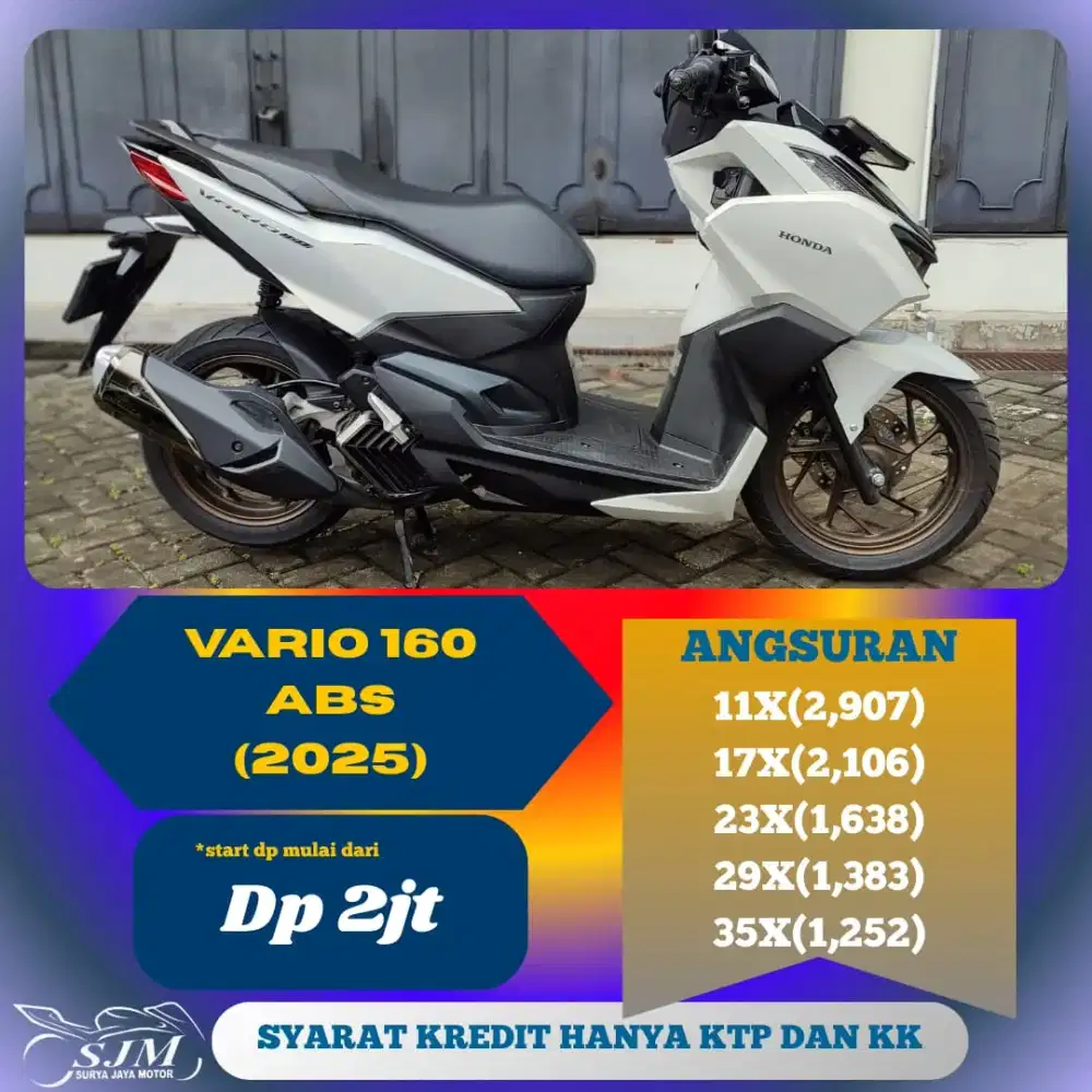 HONDA VARIO 160 ABS 2025 SIAP PAKAI