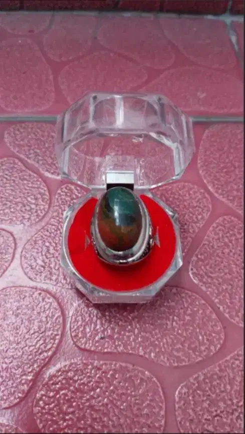 Cincin Batu Bacan Doko Antik Alami