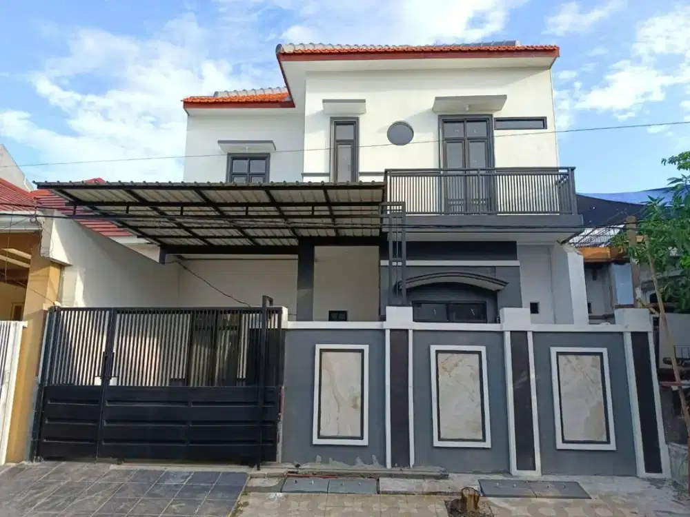 ‼️Rumah Baru‼️ 2 Lantai Minimalis Di Deltasari Baru (Cluster) Waru Sidoarjo