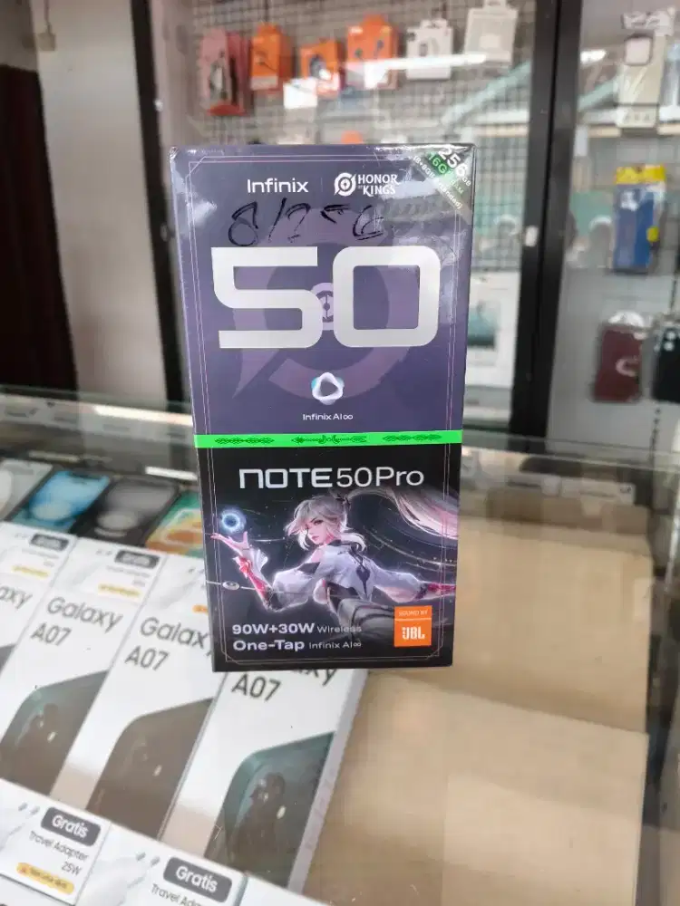 INFINIX NOTE 50 PRO 8/256 GARANSI RESMI 1 TAHUN, COD AREA KLATEN