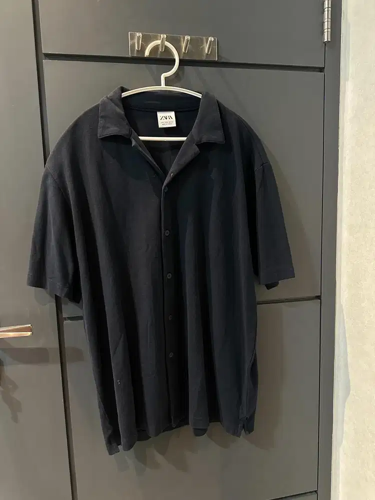 KEMEJA PRIA ZARA NAVY