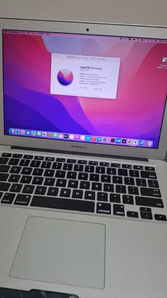 Macbook Air i5 2017 Ram 8GB